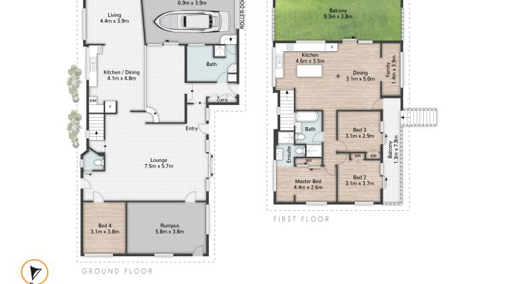 Absolute Waterfront Living floorplan 1