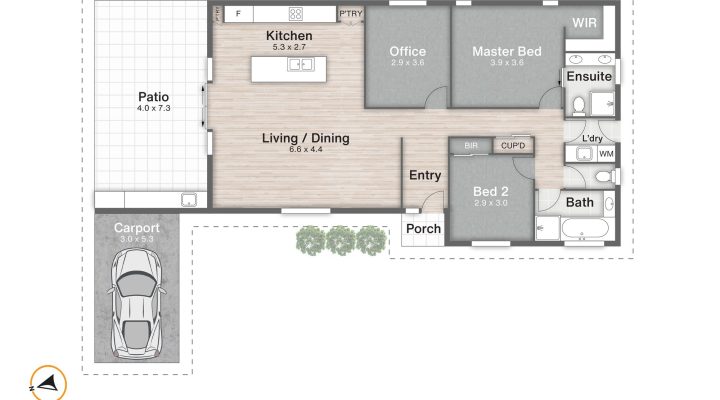 Relaxed Island Living with Outdoor Entertaining floorplan 1