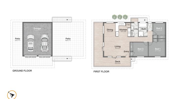 Shelter safely in a rare island hideaway. An exotic, astonishing inner sanctum. floorplan 1
