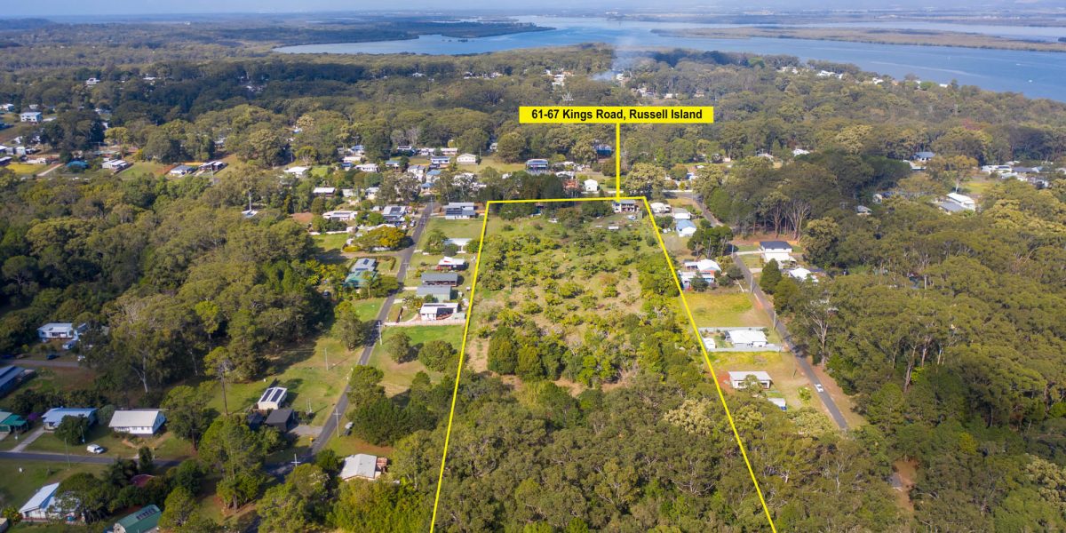 Kings Road Russell Island drone