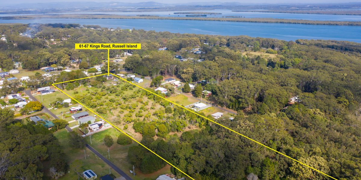 Kings Road Russell Island drone