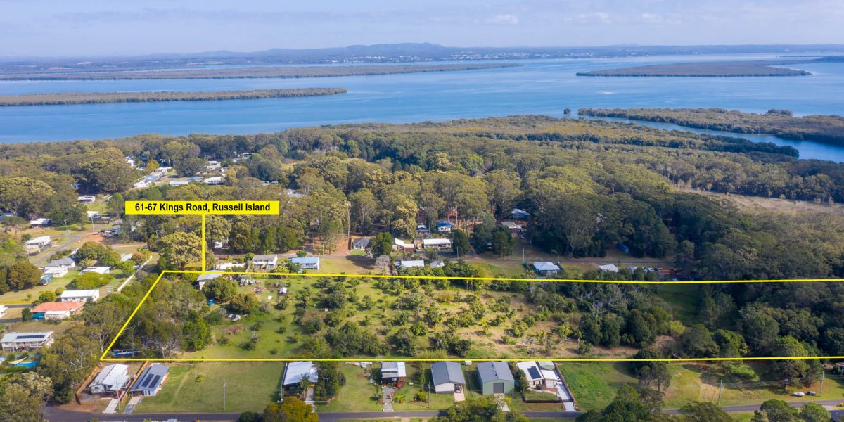 Kings Road Russell Island drone