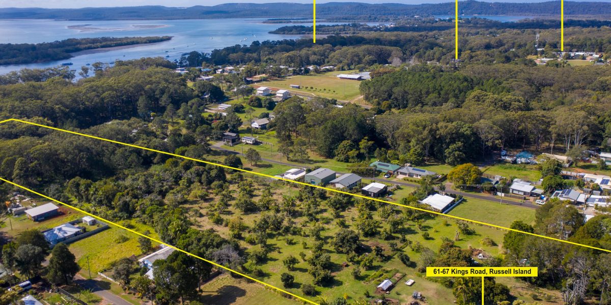 Kings Road Russell Island drone
