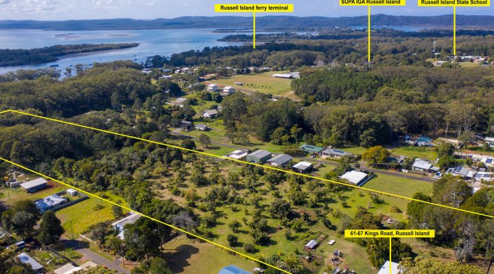 Kings Road Russell Island drone