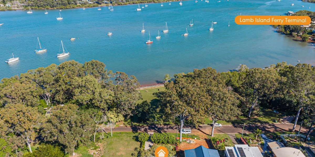 Drone Tina Ave Lamb Island QLD Australia