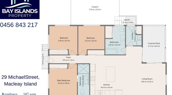 Beautiful 3-bedroom Jewel Ready and Waiting floorplan 1