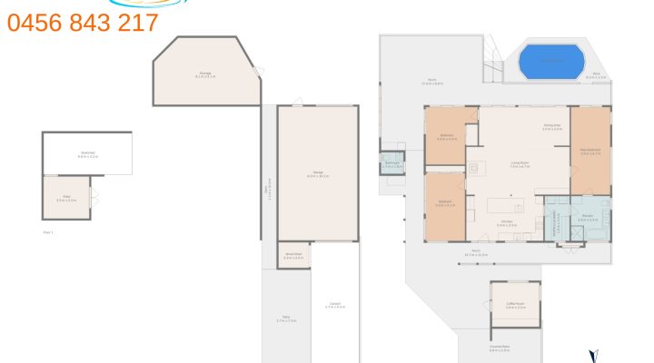 Boaties’ Paradise – Exceptional Waterfront Home floorplan 1