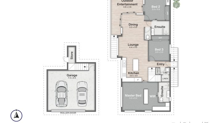 Amazing Bay View floorplan 1