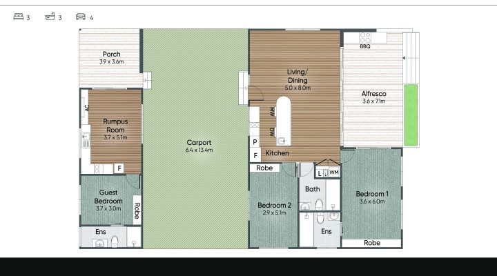Amazing Architecturally Designed, Dual Living Home floorplan 1