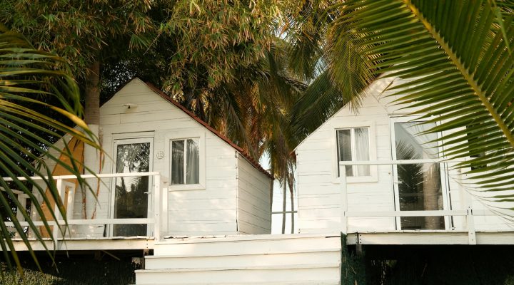 home near a beach